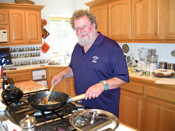 Scott Davis cooking