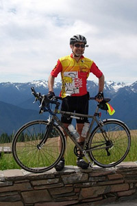 Gary Goldbaum biking