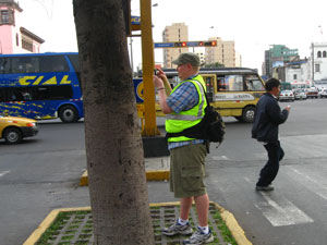 Alex Quistberg studied pedestrian safety in Lima.