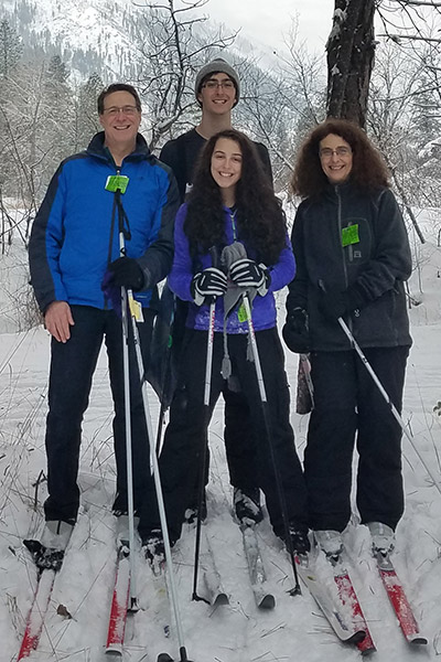 Joel Kaufman with family photo