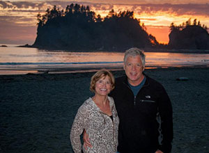 Bud Kukull and his wife Di on the Oregon coast