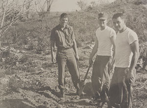 Bud Kukull in Guam in Navy 1967