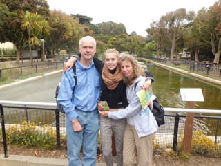 Hendrika Meischke and family at the SF Zoo