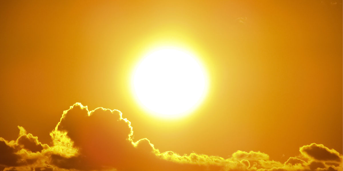 Sun in clouds