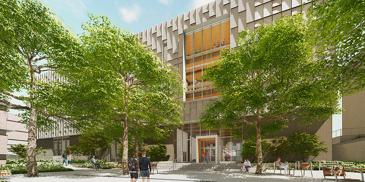 Digital rendering of HSEB building