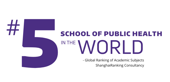 Number 5 ranked School of Public Health in the World