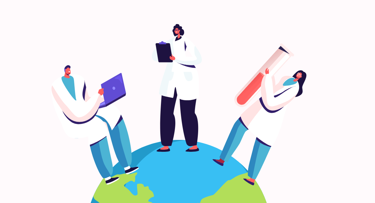 HIV researchers on world