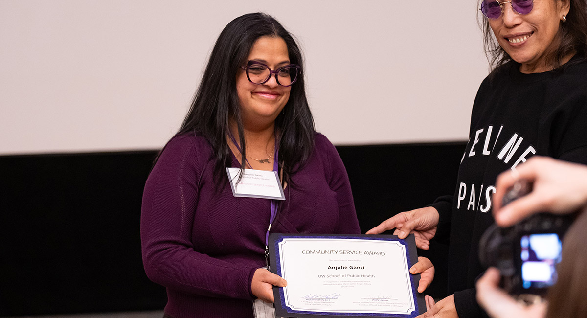 Anjulie Ganti honored with MLK award