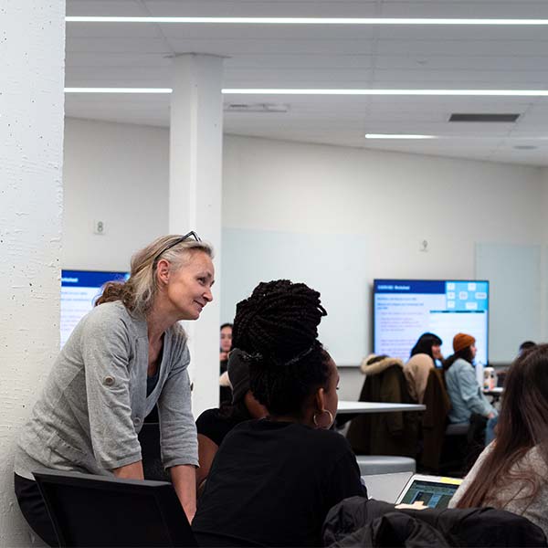 Sara Mackenzie teaching