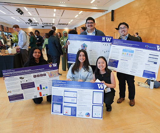MPH Students with Practicum Posters