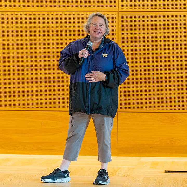 Hilary Godwin onstage