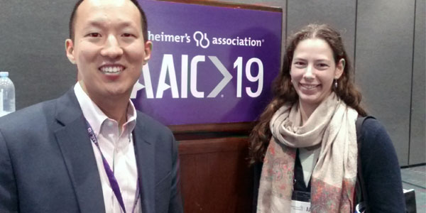 Hwang with Dr. Willa Brenowitz, an alumna of the PhD program in Epidemiology