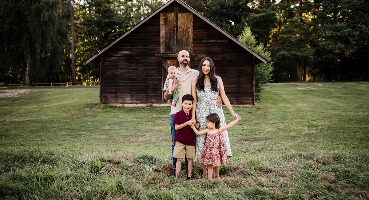 Maggie Ramirez and her family.