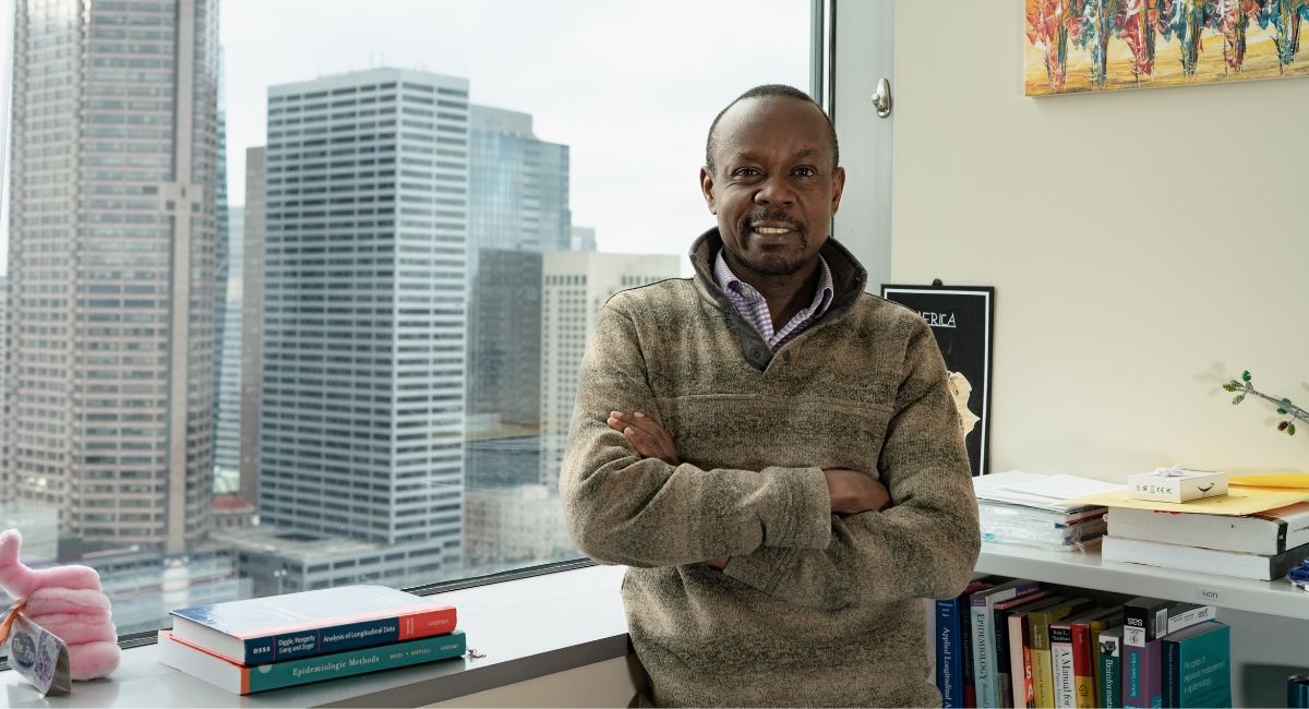 Kenneth Mugwanya in his office