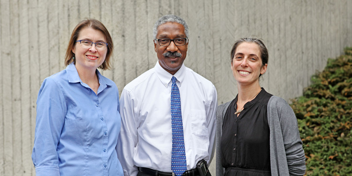 HPRC Director and Principal Investigator Peggy Hannon, Principal Investigator Mark Snowden and Project Director Lesley Steinman