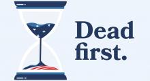 Dead first hour glass graphic